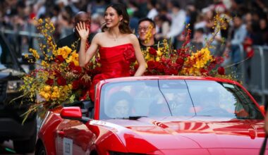 Olympic champion Eileen Gu leads San Francisco's Chinese New Year parade