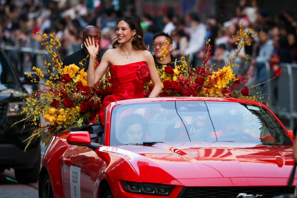 Olympic champion Eileen Gu leads San Francisco's Chinese New Year parade