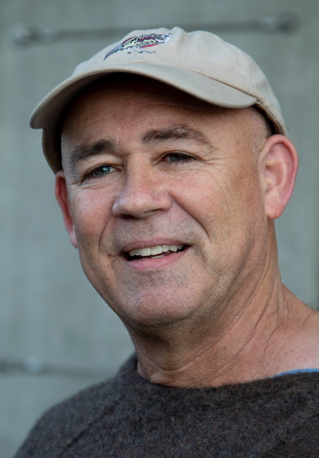 Dan McNevin speaks during a press conference held by the Survivors Network of those Abused by Priests outside the Cathedral of Christ the Light in Oakland, Calif., Tuesday, Dec. 13, 2022. (Karl Mondon/Bay Area News Group)
