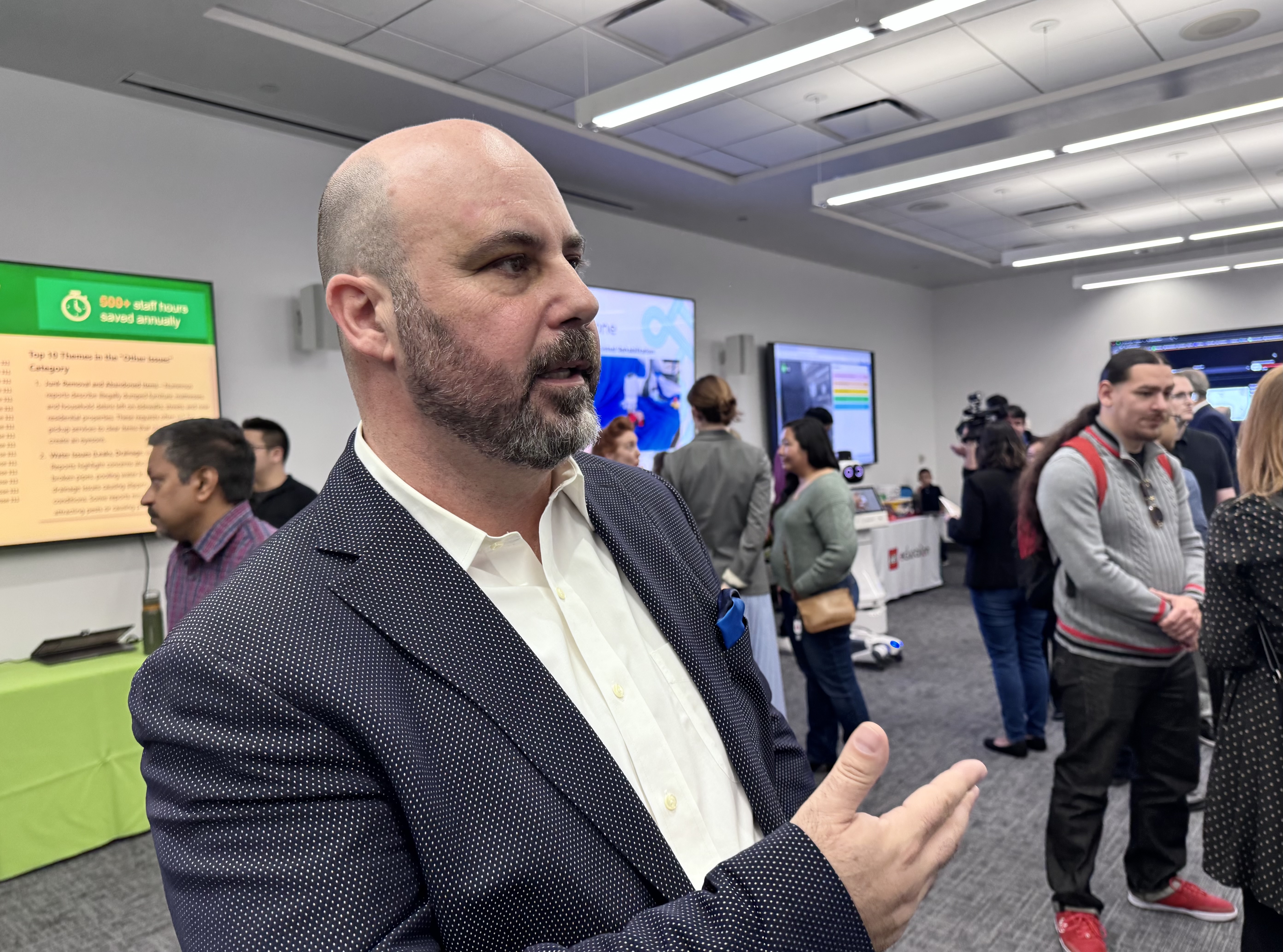 San Jose State Library Dean Michael Meth talks about some...