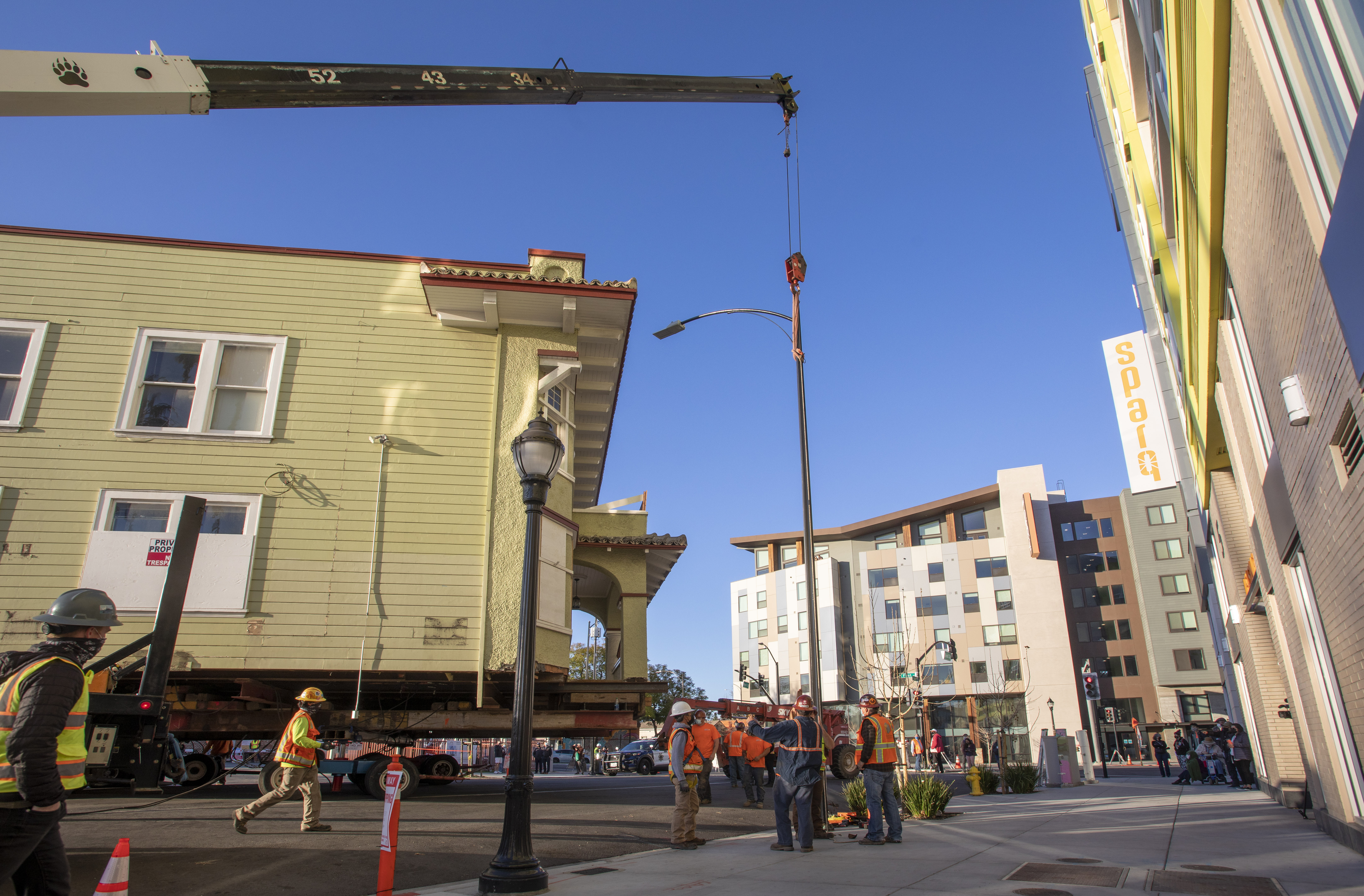 SAN JOSE, CA - March 28: A street light is...