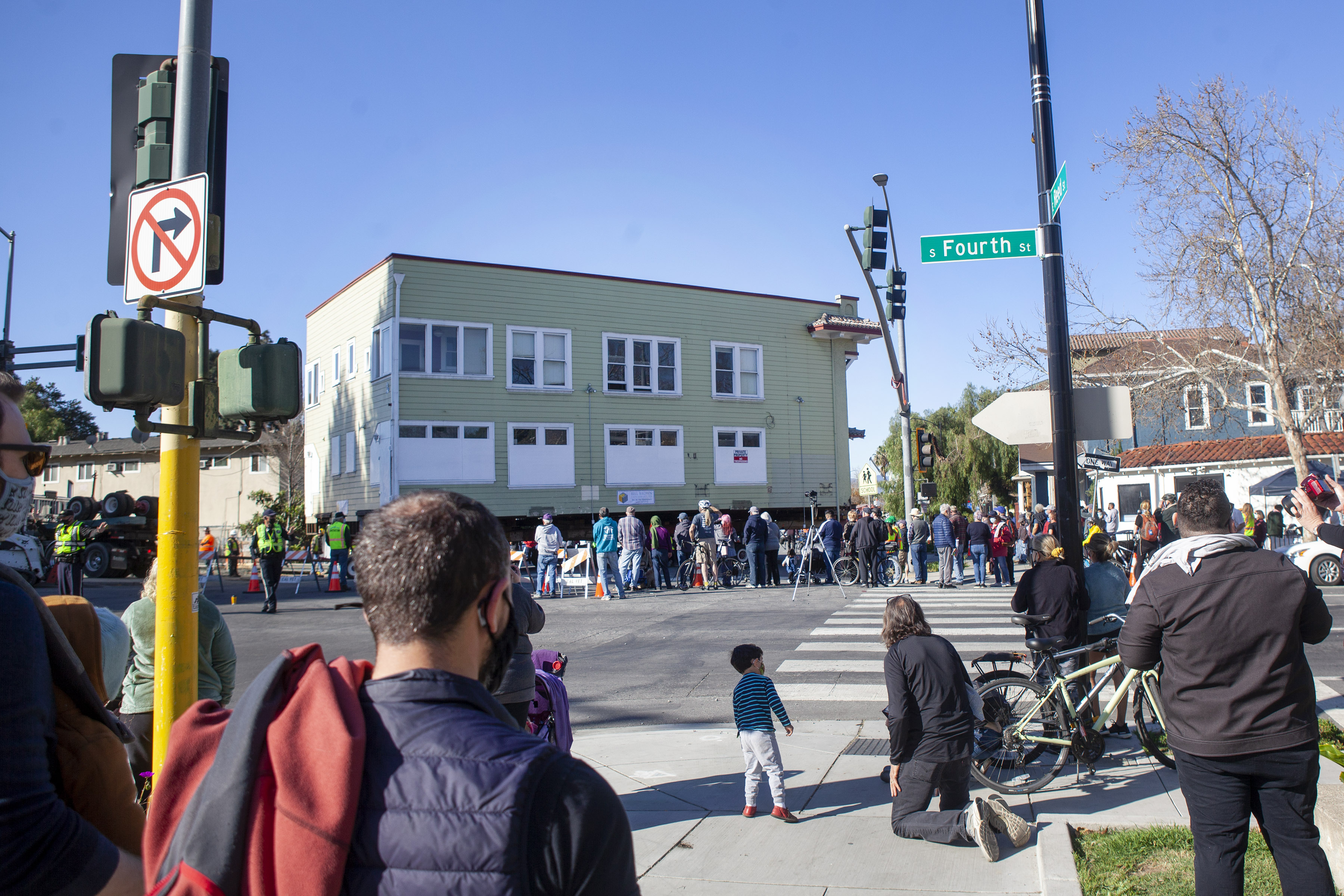 SAN JOSE, CA - March 28: The century-old Pallesen apartment...