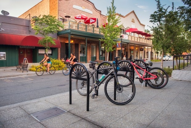 Downtown historic Folsom's central retail and restaurant hub is centered around Sutter Street. (Courtesy Visit Folsom)