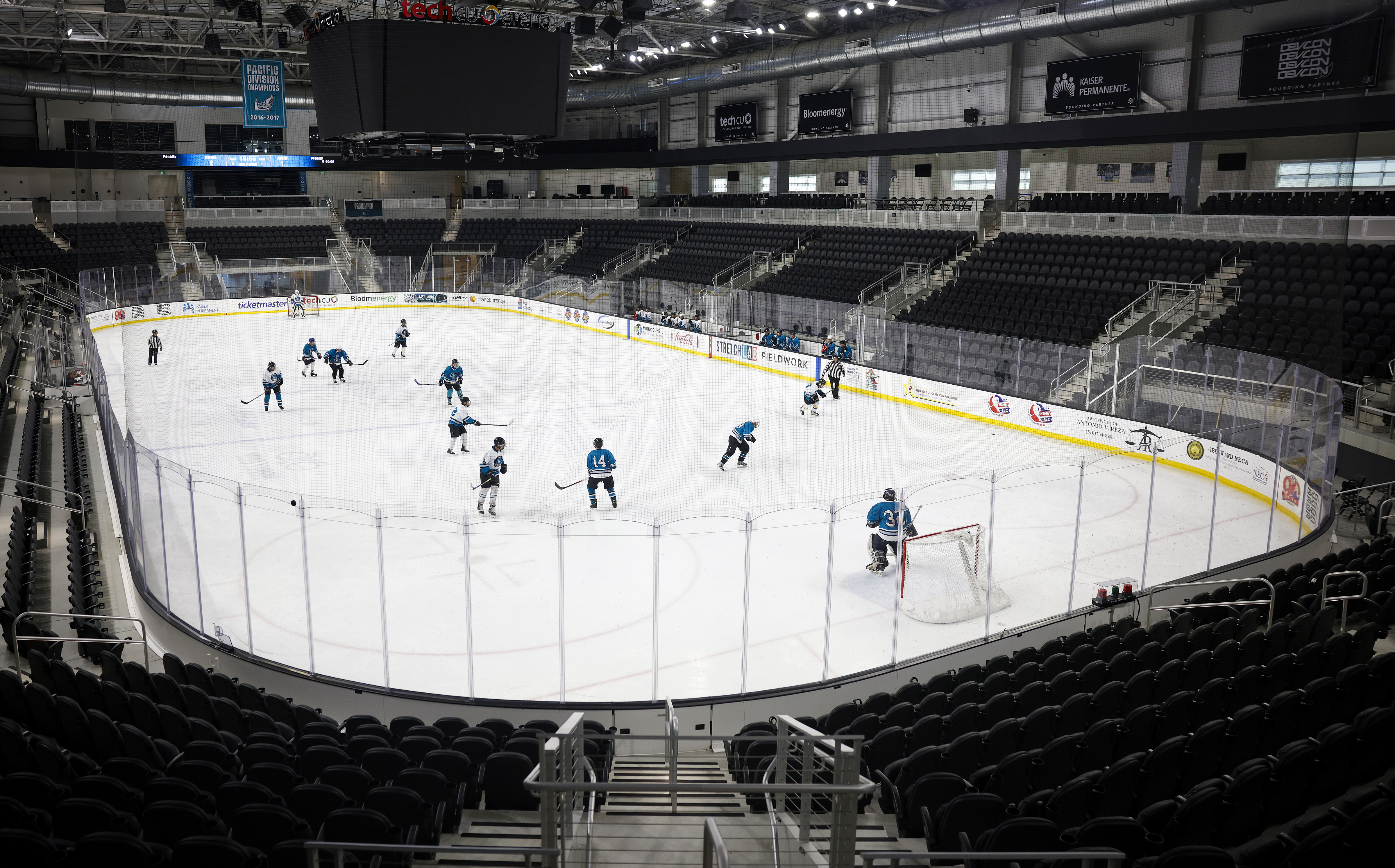 The âOver 60 Divisionâ of the Masterâs League plays hockey...