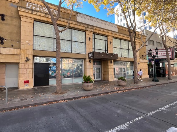 Commercial building at 27 South First Street in downtown San Jose, seen on Oct. 27, 2025.(George Avalos/Bay Area News Group)