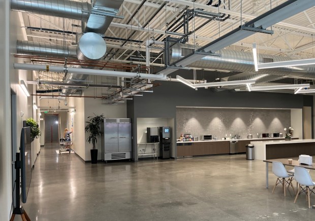 Interior areas of BioSquare Silicon Valley, a biotech and tech incubator hub at 2680 Zanker Road in San Jose. (George Avalos/Bay Area News Group)