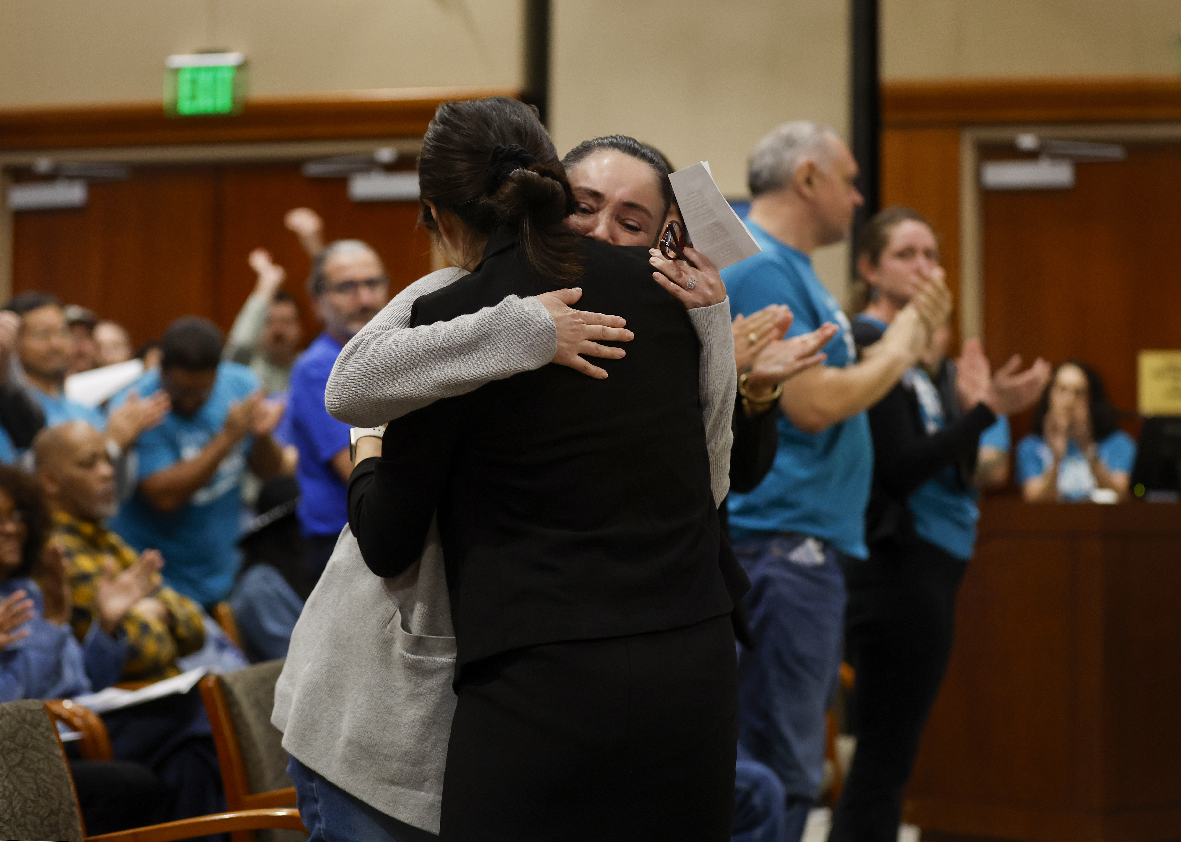 Velia Mariscal, an executive assistant with the Santa Clara Valley...