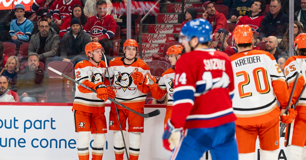 Cutter Gauthier's late winner lifts Anaheim Ducks over Montreal Canadiens in thriller