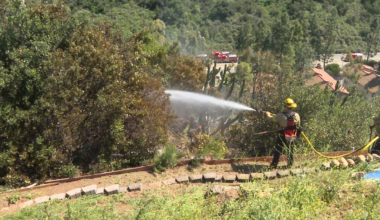 Santa Ana winds spark fires in Mission Valley, Chula Vista – NBC 7 San Diego