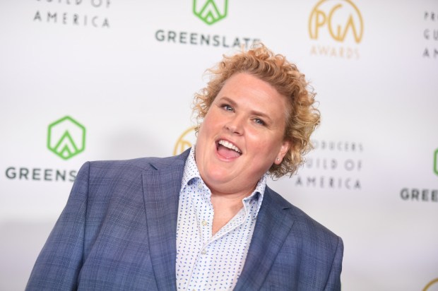 Fortune Feimster arrives at the 36th annual Producers Guild Awards on Saturday, Feb. 8, 2025. Feimster will perform in San Diego on Saturday. (Photo by Richard Shotwell/Invision/AP)