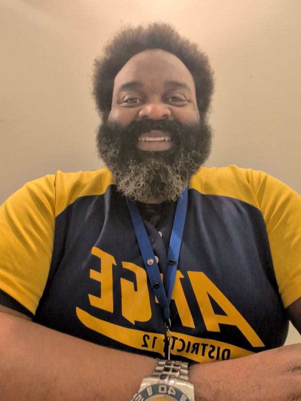 Robert Mack has worked for the Transportation Security Administration in San Diego for 23 years. He said he has been burning through savings as workers go without pay. (Courtesy of Robert Mack)