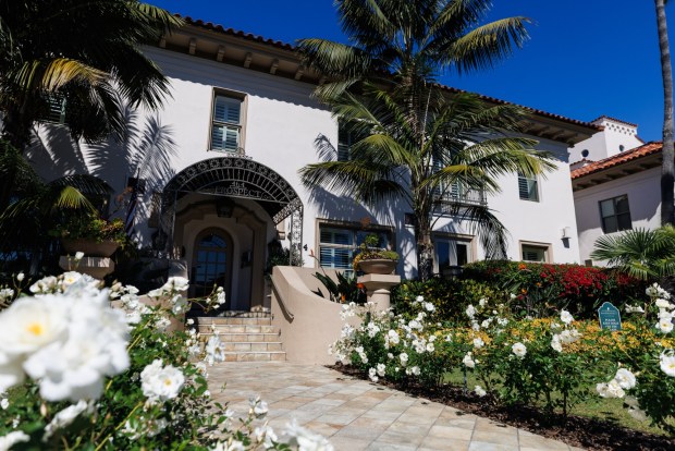 The condominium complex at 464 Prospect in La Jolla on Wednesday, March 18, 2026. The Mills Act, enacted in 1972, allows historic property owners to receive tax relief by maintaining and restoring the property. (Kristian Carreon / The San Diego Union-Tribune)