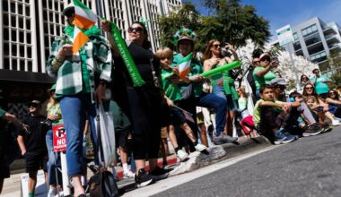 Bagpipes, kilts and all things Irish take over San Diego St. Patrick's Day parade