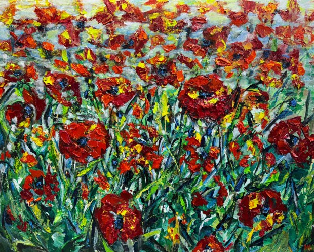 "Splendor" by Natalia Kutova is part of a new exhibition at Art Scene West gallery in Seaport Village titled "Natures Narrative." (Art Scene West)