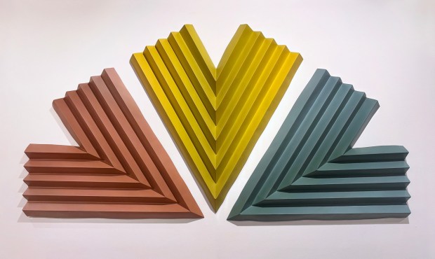 "Homage to Stella" by Kaori Fukuyama is part of a new exhibition this spring at the La Jolla Historical Society titled "Space Maker," which is on display through June 7. (Kaori Fukuyama)