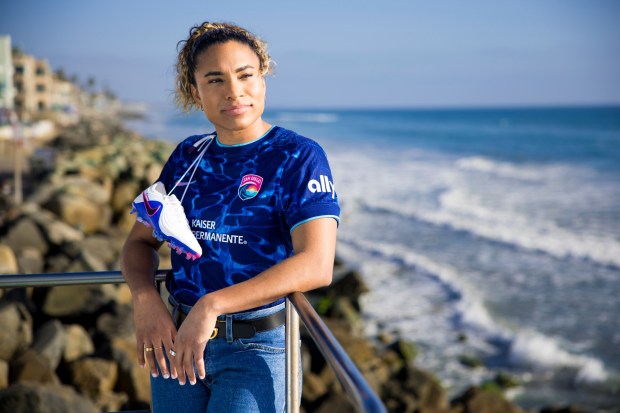 Catarina Macario moved to San Diego County at age 12 and starred at Torrey Pines High School before attending college at Stanford. (San Diego Wave)