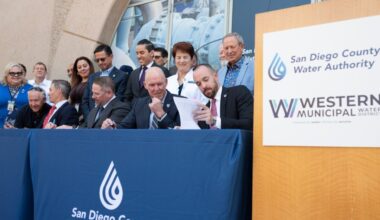 Cheaper water ahead? San Diego County Water Authority inks landmark water deal with Riverside County. – San Diego Union-Tribune