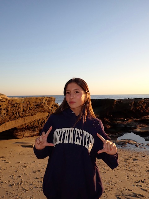 Torrey Pines High School swimming star Aya Ferguson is headed to Northwestern University. (Aya Ferguson)