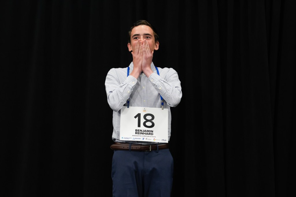 It was this eighth-grader’s first-ever spelling bee. Now he’s the countywide champion. – San Diego Union-Tribune