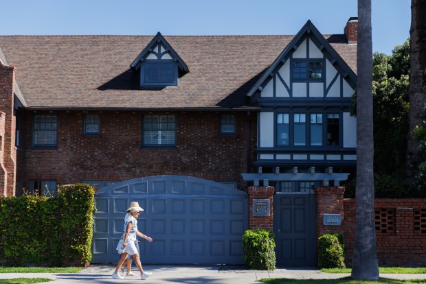 The Crown Manor home on 1015 Ocean Boulevard, as seen in Coronado on March 19, 2026. The Mills Act, enacted in 1972, allows historic property owners to receive tax relief by maintaining and restoring the property. (Kristian Carreon / The San Diego Union-Tribune)