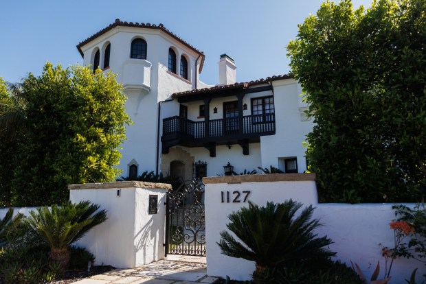 The home on 1127 F Avenue, as seen in Coronado on March 19, 2026. The Mills Act, enacted in 1972, allows historic property owners to receive tax relief by maintaining and restoring the property. (Kristian Carreon / The San Diego Union-Tribune)