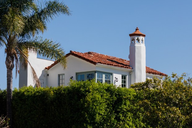 A portion of the home on 1045 Loma Avenue, as seen in Coronado on March 19, 2026. The Mills Act, enacted in 1972, allows historic property owners to receive tax relief by maintaining and restoring the property. (Kristian Carreon / The San Diego Union-Tribune)