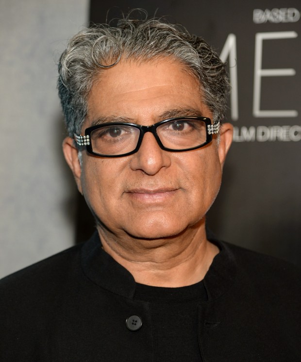Deepak Chopra attends Deepak Chopra co-hosts the premiere of "Meena" directed by Lucy Liu and The Sibs on June 26, 2014 in New York City. (Photo by Dimitrios Kambouris/Getty Images for UNICEF)