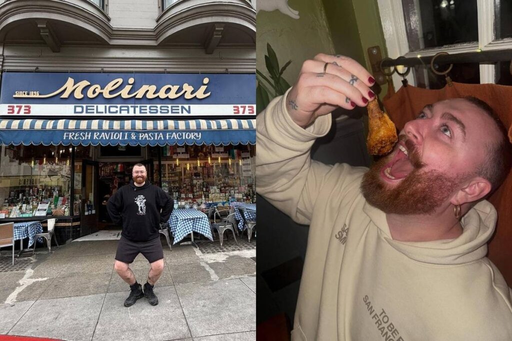 Sam Smith at Molinari and SF restaurants.