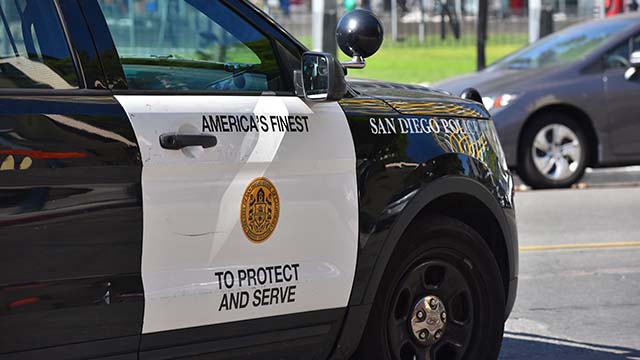 San Diego Police cruiser
