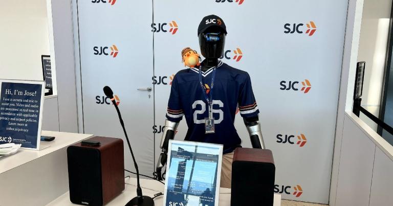 San José Airport launches AI-powered IntBot humanoid robot