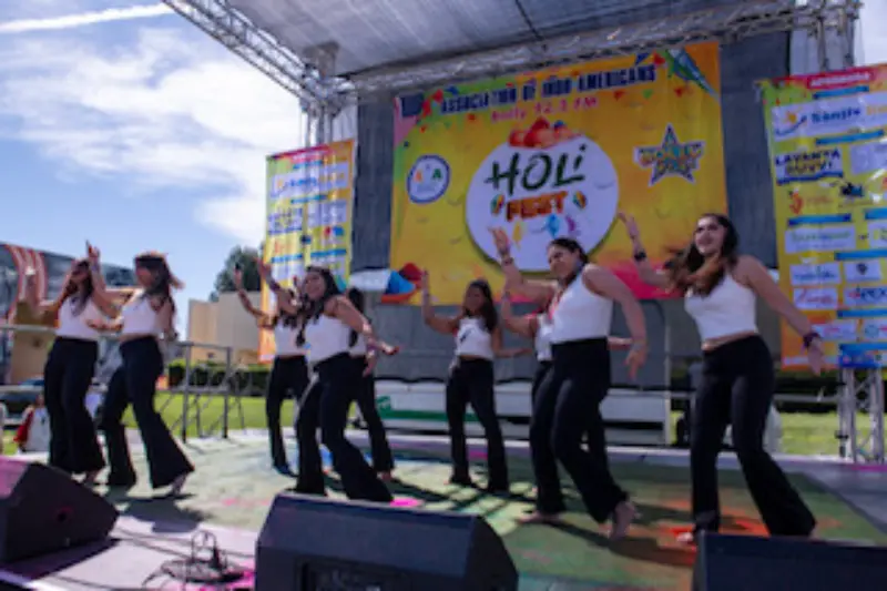 San Jose Downtown Turns Into A Vibrant Kaleidoscope Of Color On Holi