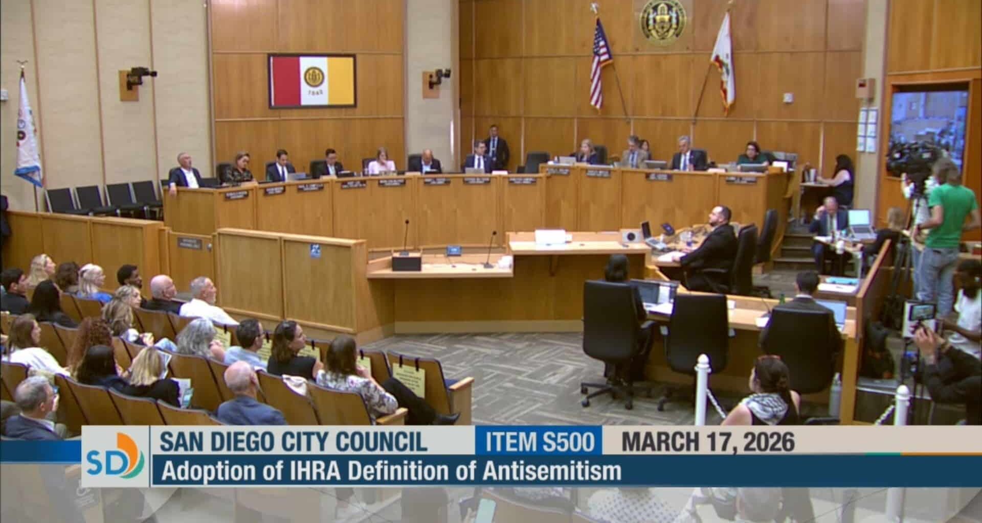 'A Landmark Moment': San Diego City Council Steps Up Fight Against Antisemitism With Adoption of IHRA Definition