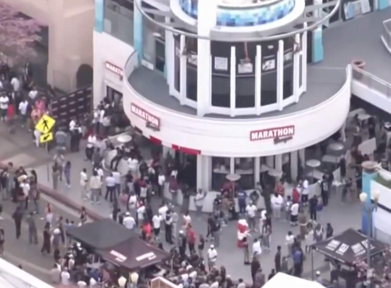 A shooting left one person dead and at least two injured at a Marathon Burger in Long Beach, California