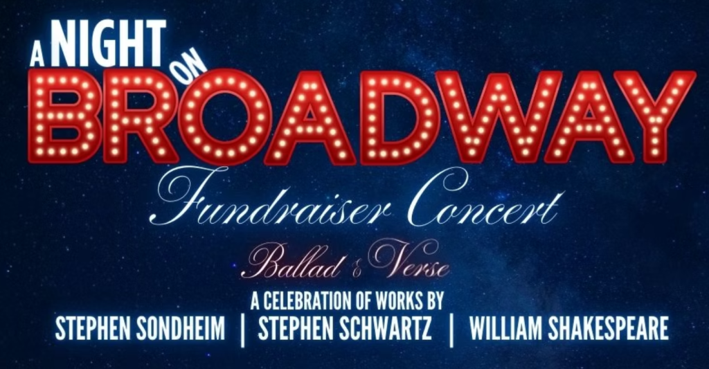 Sunnyvale Community Players presents Night on Broadway Fundraiser Concert: Ballad and Verse — Sunday, March 29, 7 p.m. at the Sunnyvale Community Theatre.