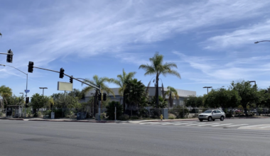 The site of the proposed In-N-Out Burger at 6405 El Cajon Blvd. near SDSU, facing SouthEast.