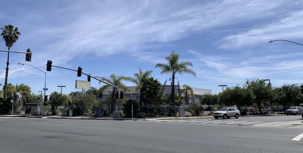 The site of the proposed In-N-Out Burger at 6405 El Cajon Blvd. near SDSU, facing SouthEast.