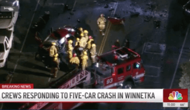 5-car crash leaves at least 4 people injured in Winnetka – NBC Los Angeles