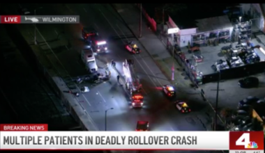 1 person killed, 2 others injured in rollover crash in Wilmington – NBC Los Angeles