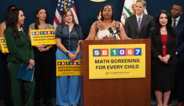 Early math screening proposed in California Senate Bill