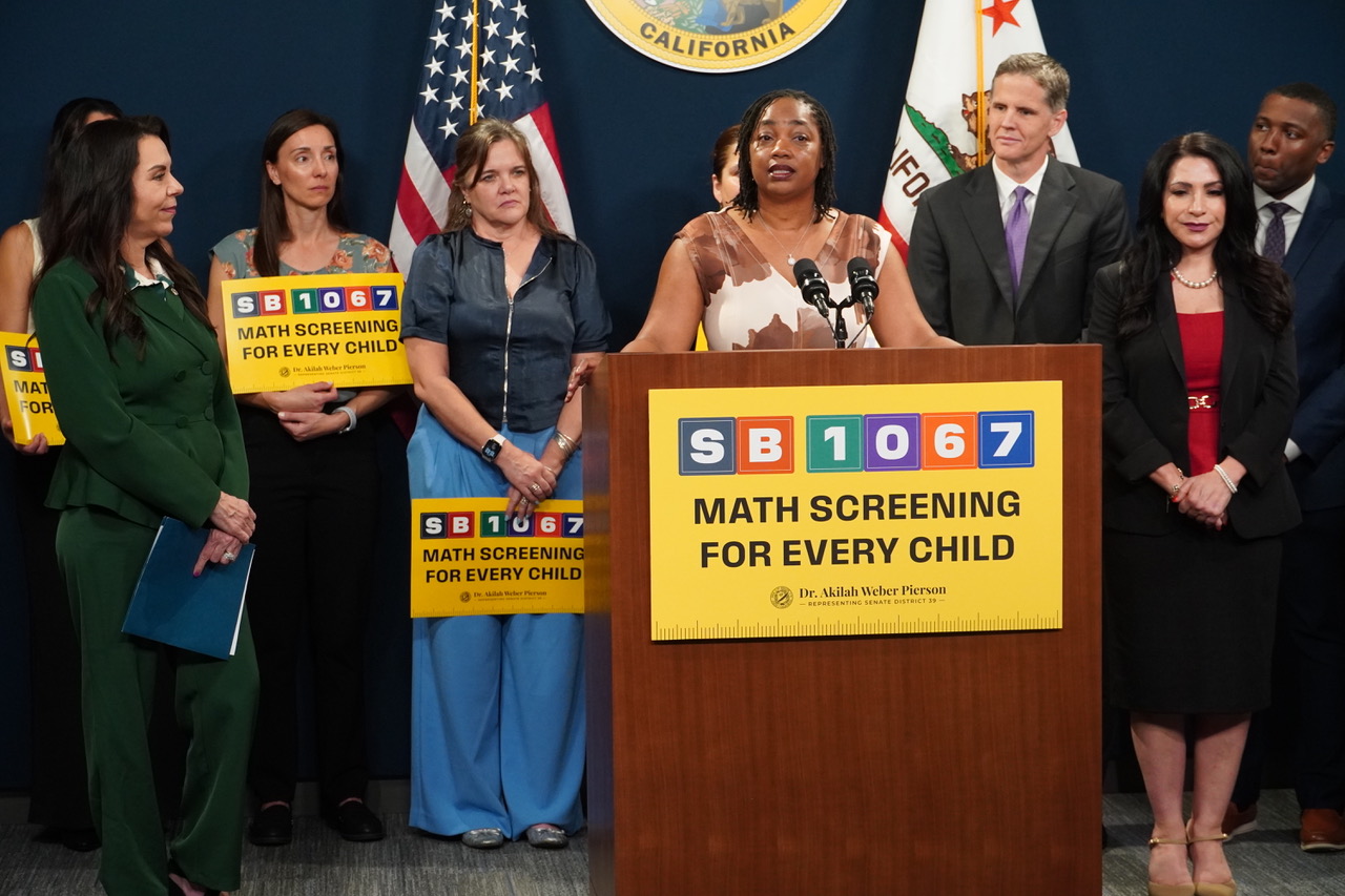 Early math screening proposed in California Senate Bill