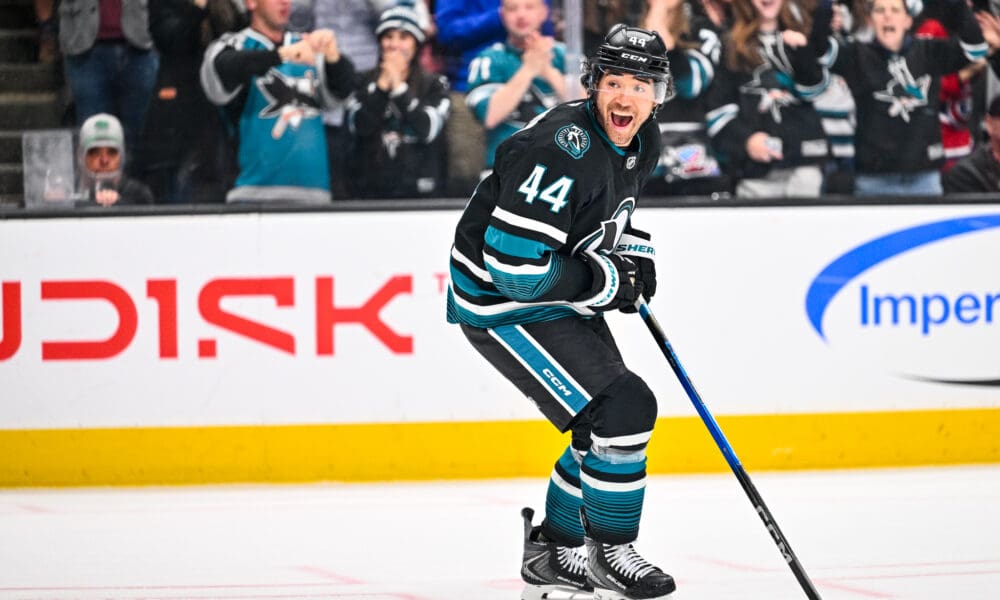 Sharks Locker Room: For One Night, Grier's Vision Crystal-Clear