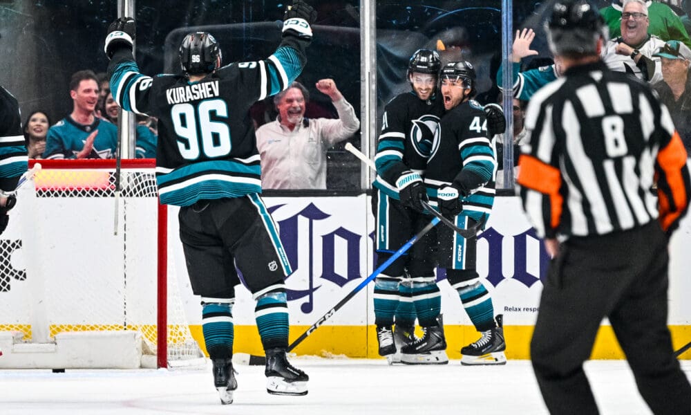 Sherwood Scores Late GWG! Sharks Pull Out 7-5 Thriller Over Habs