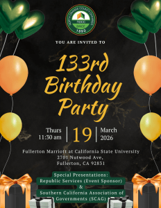 North Orange County Chamber Celebrates 133 Years of Business Community