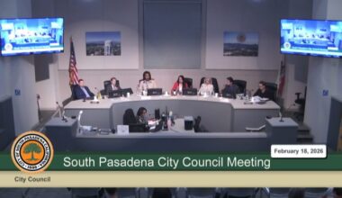 SCREENCAP: South Pasadena City Council Meeting Feb. 18 2026 | The South Pasadenan
