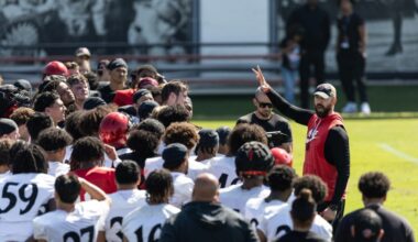 Aztecs open spring practice with energy, effort as they 'clock in' for new season