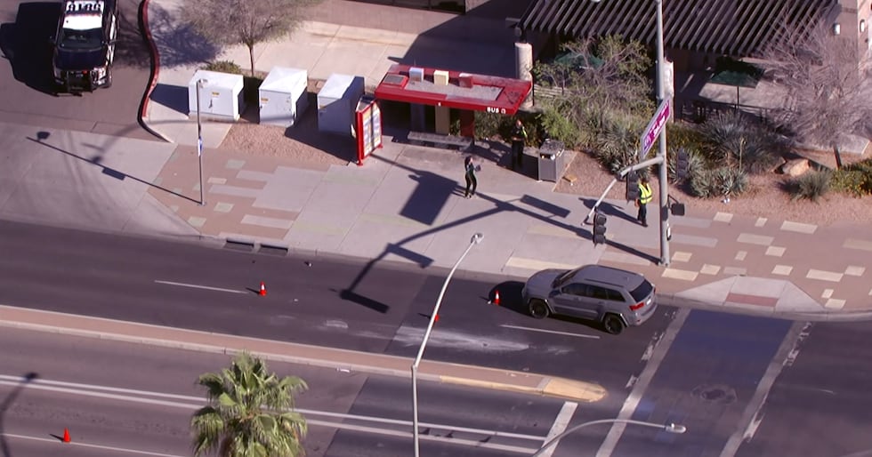 Southern Avenue is closed west of Dobson Avenue to San Jose as authorities investigate a...