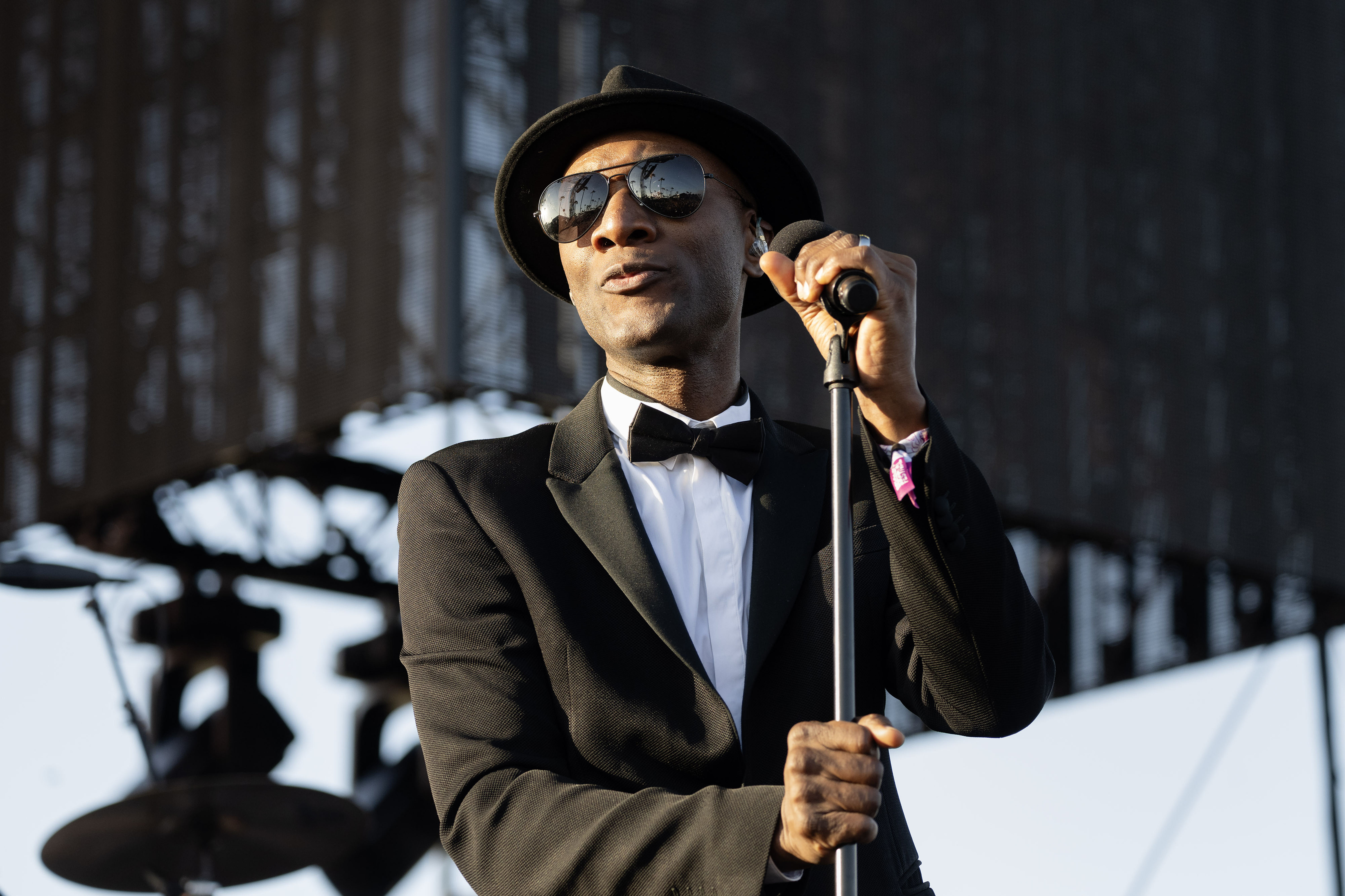 Aloe Blacc performs on the Hightide stage during the sixth...