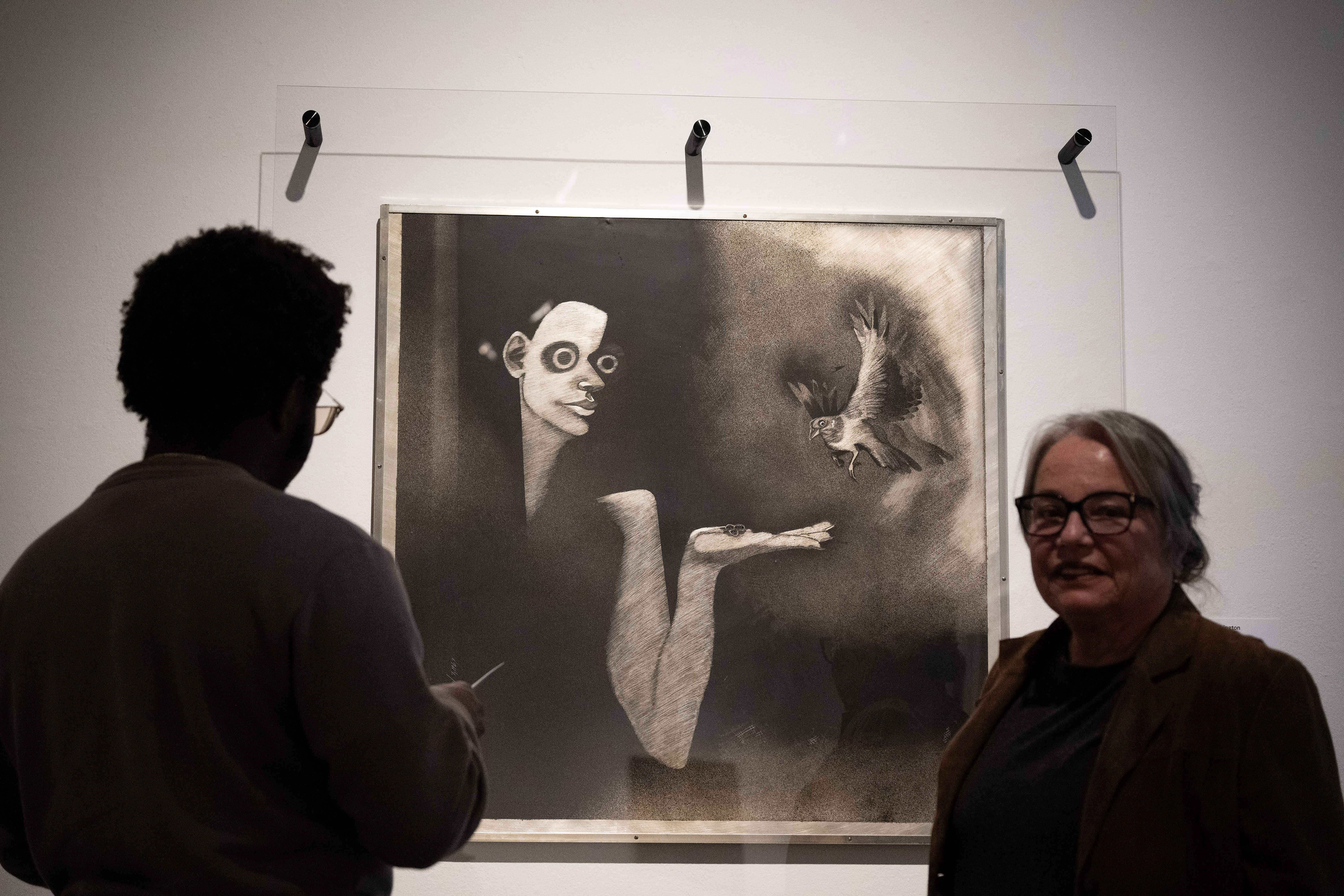 Timothy Washingtonâs engraving on aluminum with pigment titled âIntroduction to...