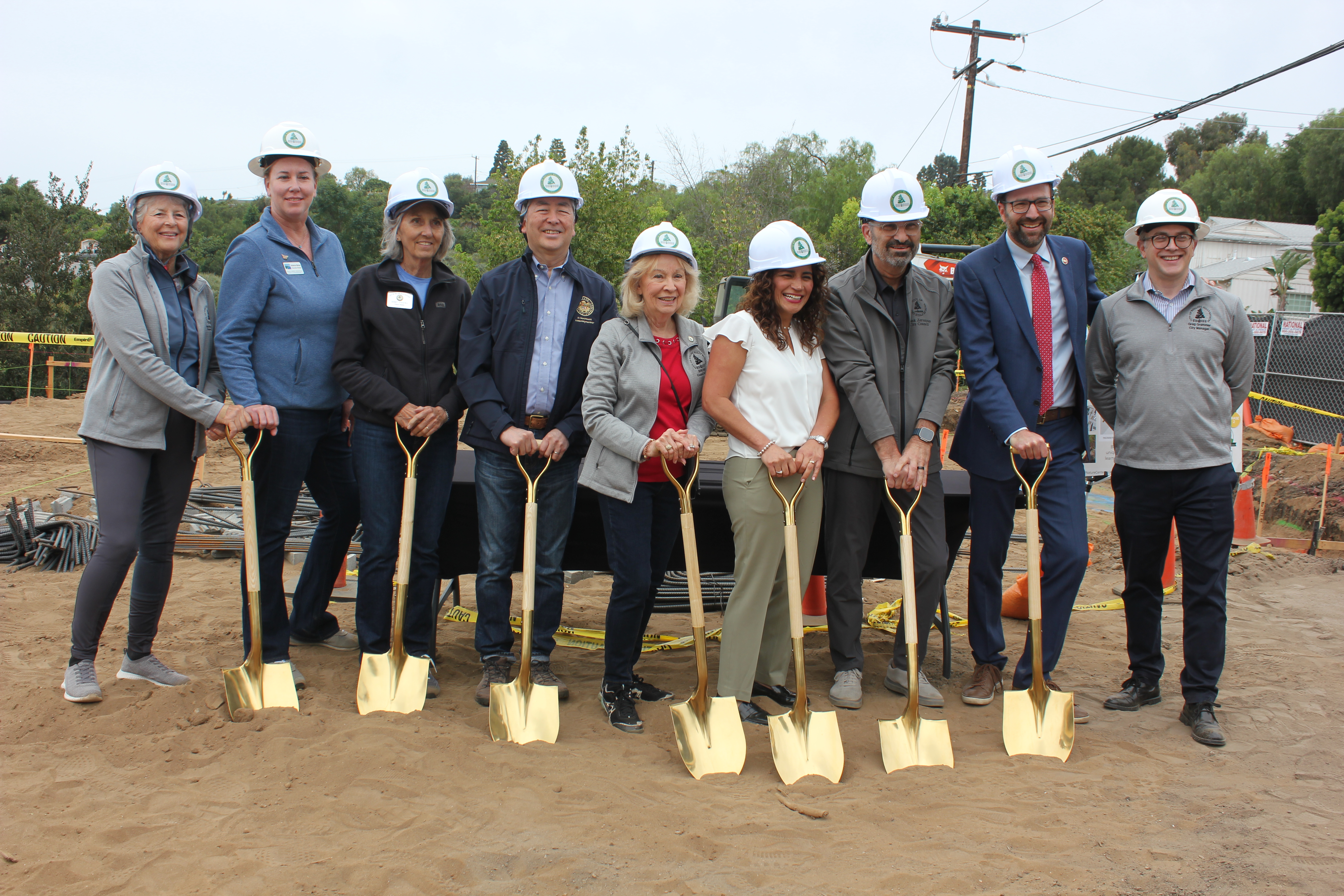 A groundbreaking ceremony to celebrate the future home of the...