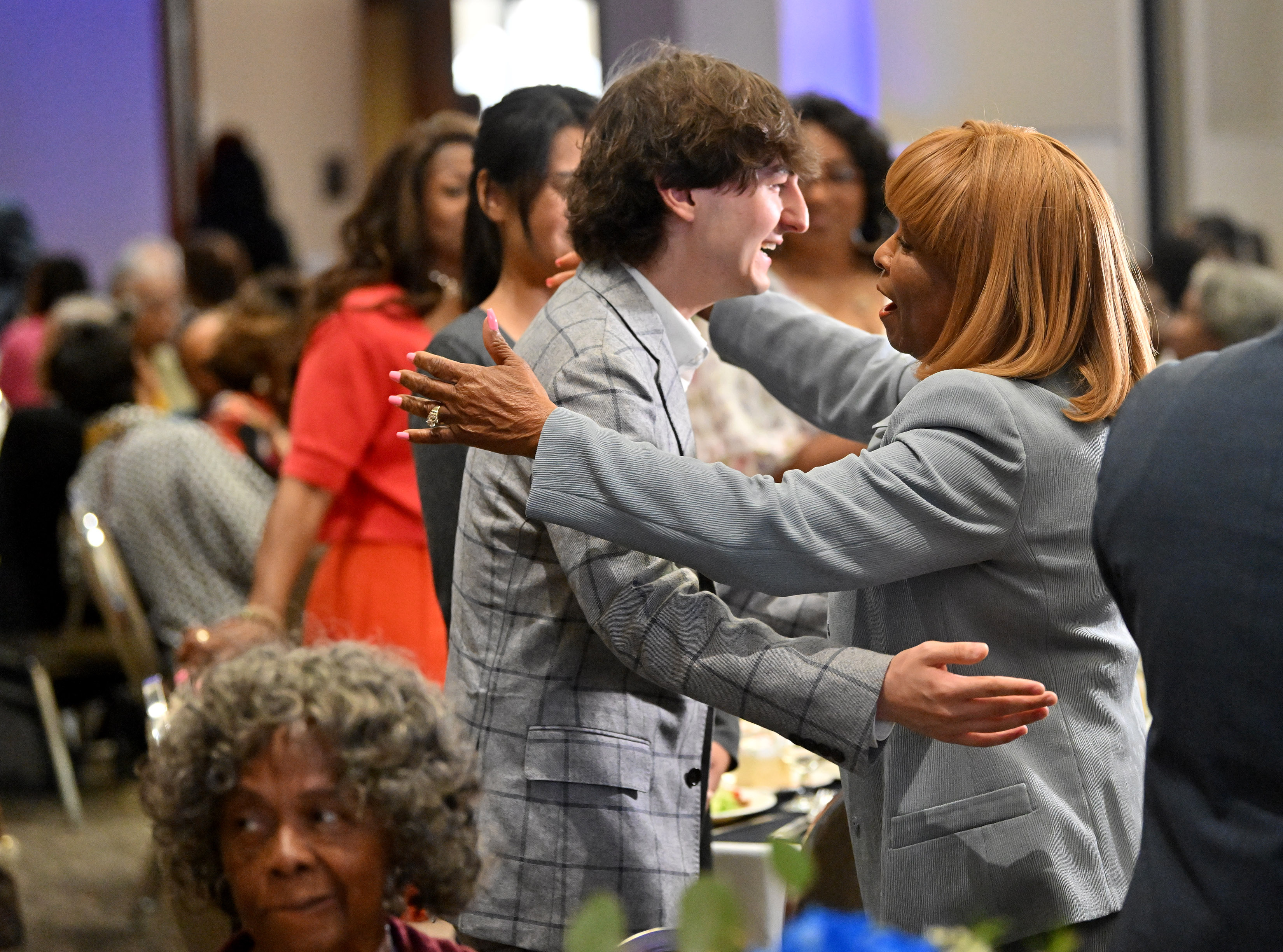 Carson Mayor Lula Davis-Holmes arrives for the annual State of...